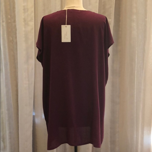 NWT Vintage Dressing Embroidered Poncho Top - Picture 4 of 6